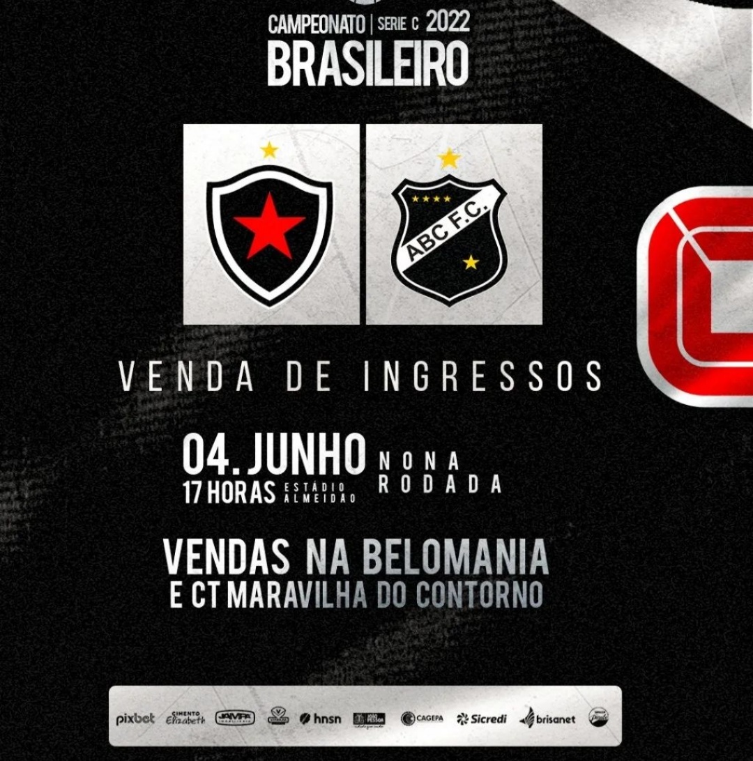 Botafogo-PB Divulga Preços Dos Ingressos Para Jogo Contra O ABC - Na ...